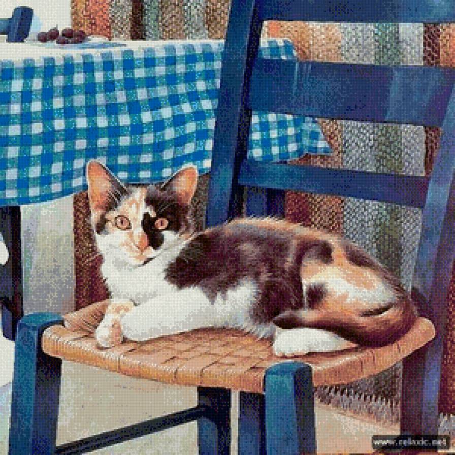 на любимом месте - котики, коты, кот - предпросмотр