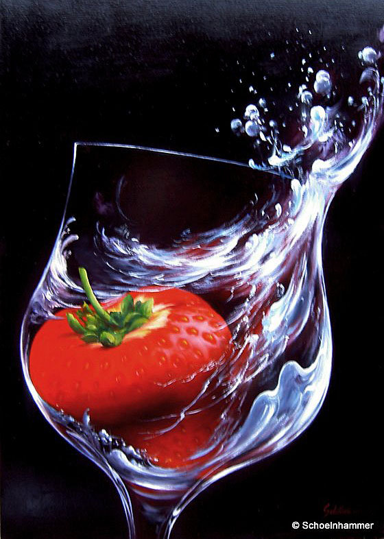 клубника в бокале - оригинал