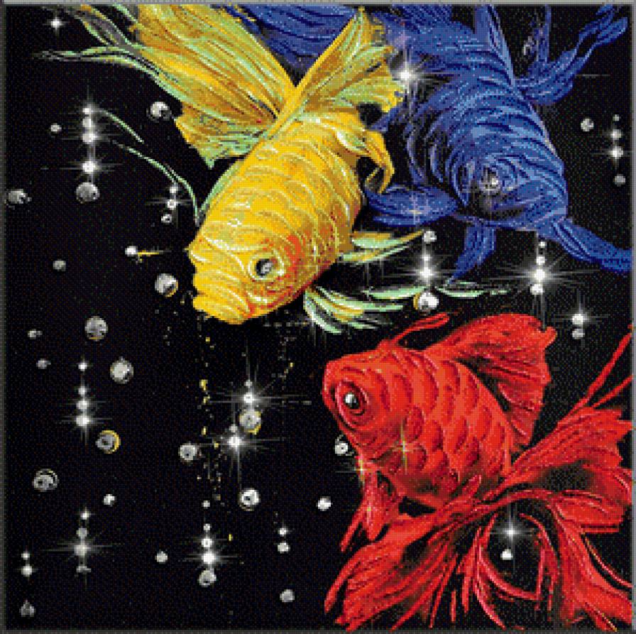 рыбки - картина - предпросмотр