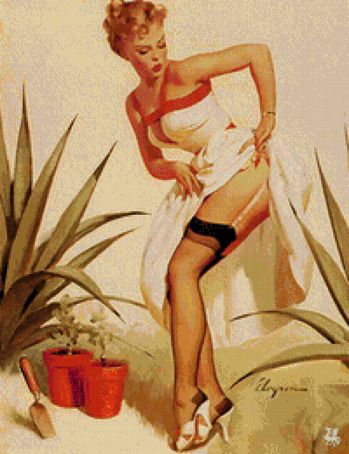 Домохозяйка 50-х - pinup, ретро, девушки, домохозяйки - предпросмотр