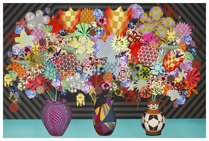 tres jarrones - оригинал