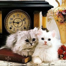 Схема вышивки «кошки»