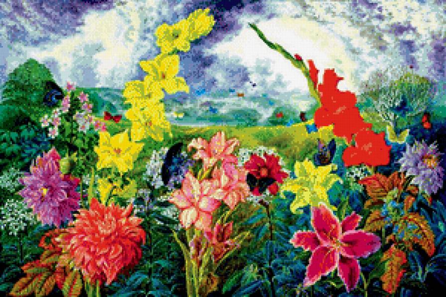 перед грозой - цветы - предпросмотр