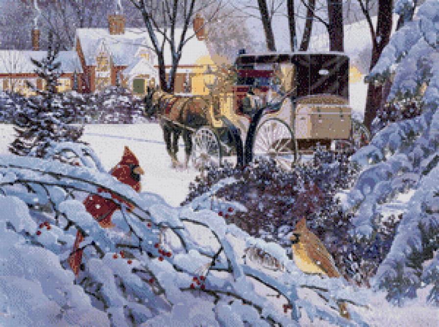 зима - люди - предпросмотр