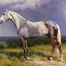 Оригинал схемы вышивки «лошади» (№837379)