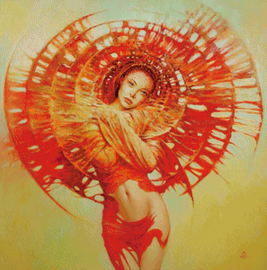 огненная дева - девушка - предпросмотр