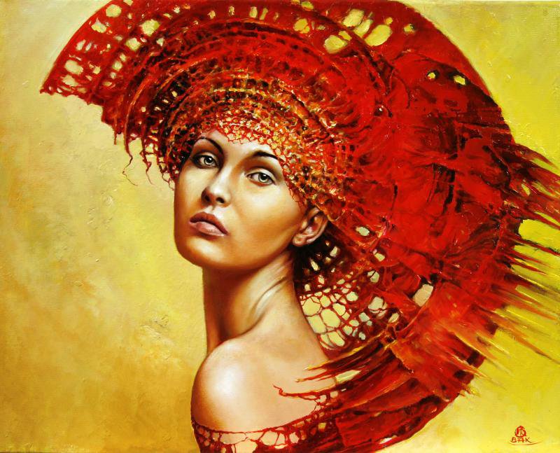 нереальная - девушка, портрет - оригинал