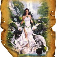 Схема вышивки «леди на погулке»