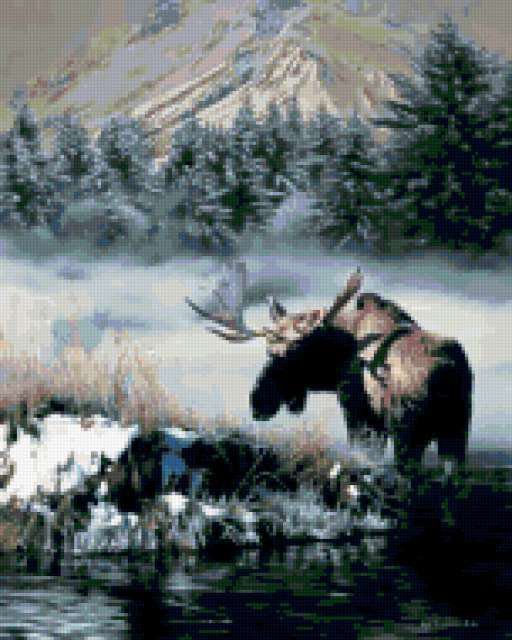 лось - животние - оригинал