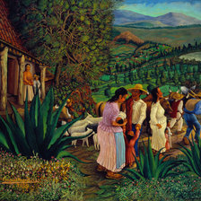 Схема вышивки «ezequiel-negrete-lira-al-amanecer-»