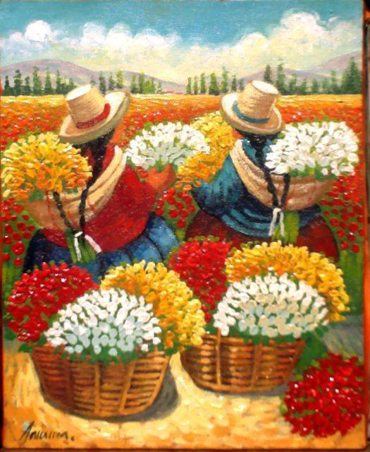 las canasteras de flores - оригинал