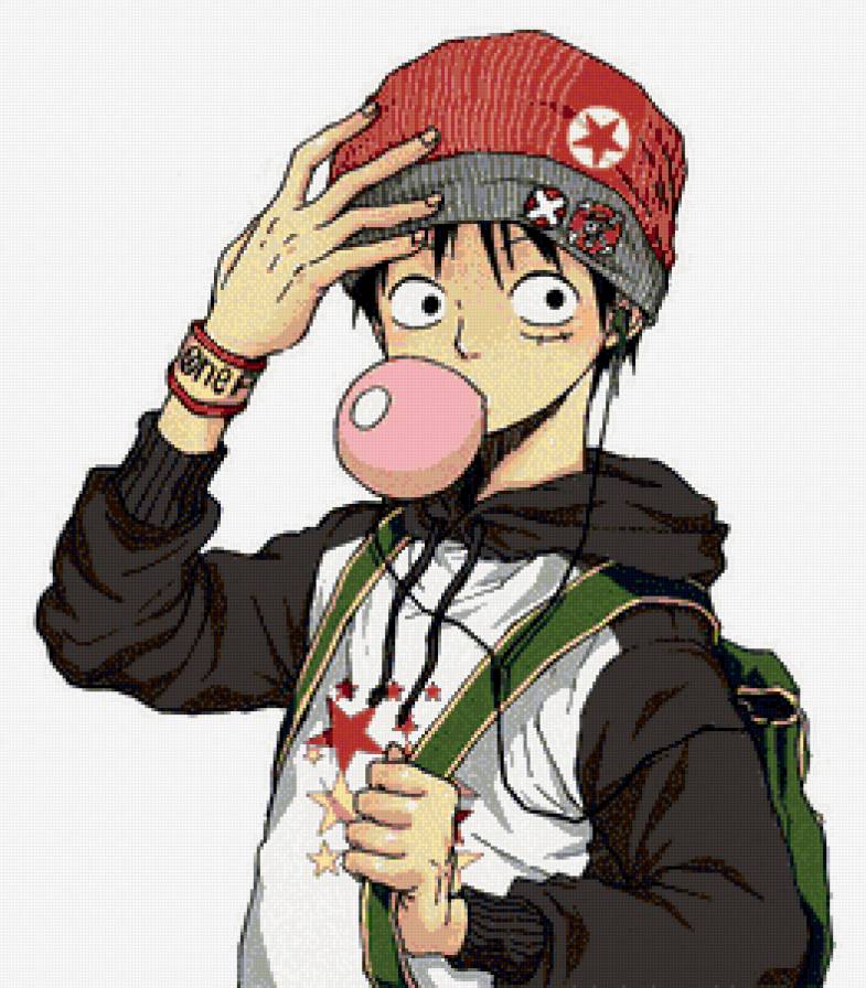 Луффи - monkey d. luffy, монки ди луффи, one piece, anime - предпросмотр