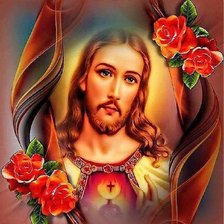 Схема вышивки «Ісус Христос»