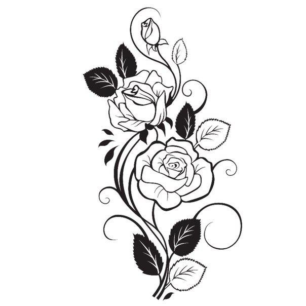 розы - черно-белое - оригинал