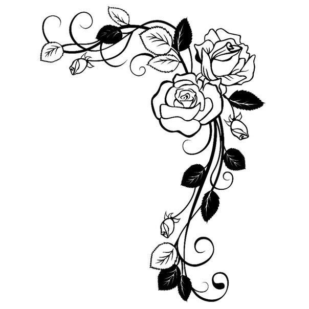 розы - черно-белое - оригинал