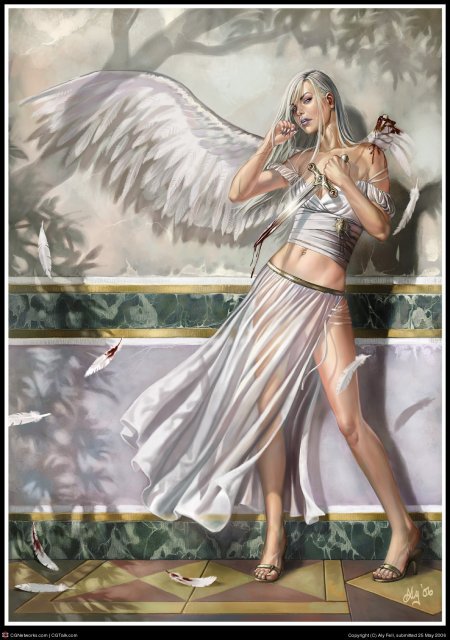 ангел - девушка, ангел - оригинал