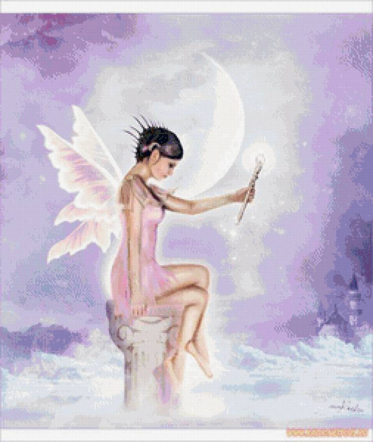 лунная фея - девушка, фэнтези - предпросмотр