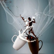 Схема вышивки «kofe»