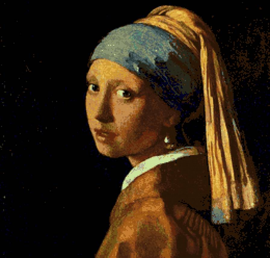 девушка с жемчужной серёжкой - предпросмотр