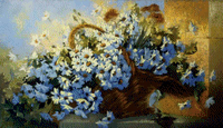 Натюрморт с цветами. А. Горцевич - живопись, картина, искусство, цветы, натрморт - предпросмотр