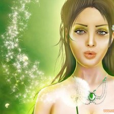 Схема вышивки «одуванчик»