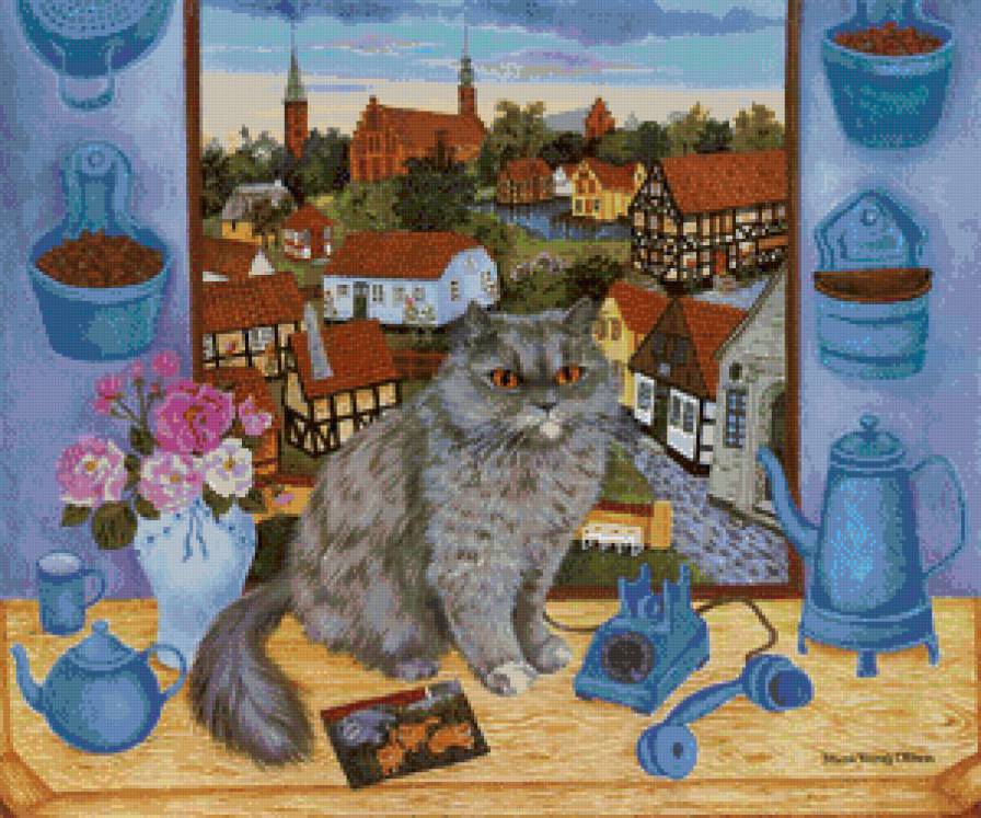 домашний - кот, котики, коты - предпросмотр