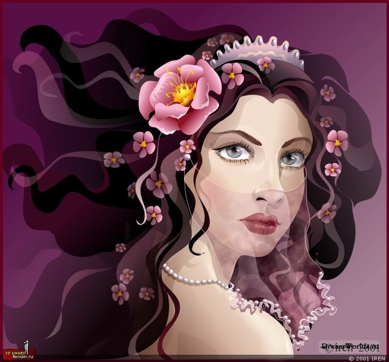 красавица - портрет, девушка - оригинал