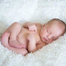 Схема вышивки «младенец»