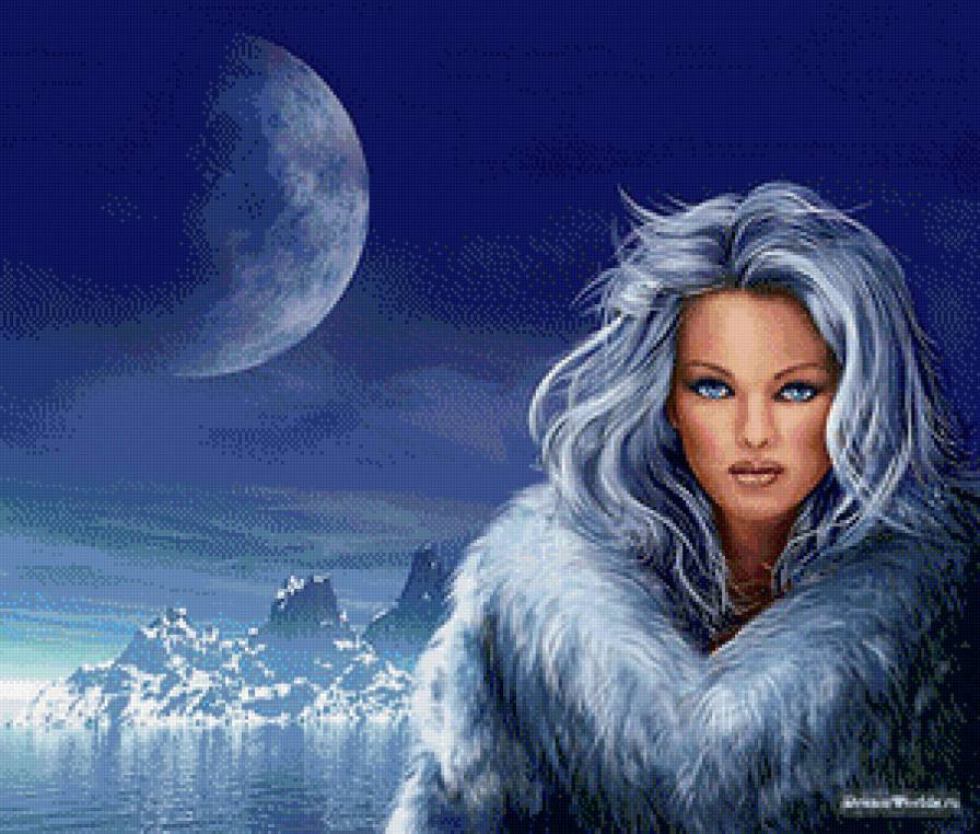 снежная королева - девушка - предпросмотр