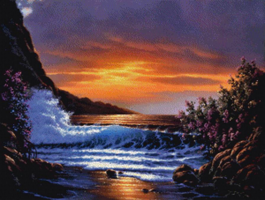 закат - пейзажи - предпросмотр