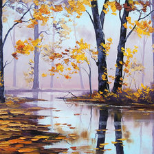 река осенью