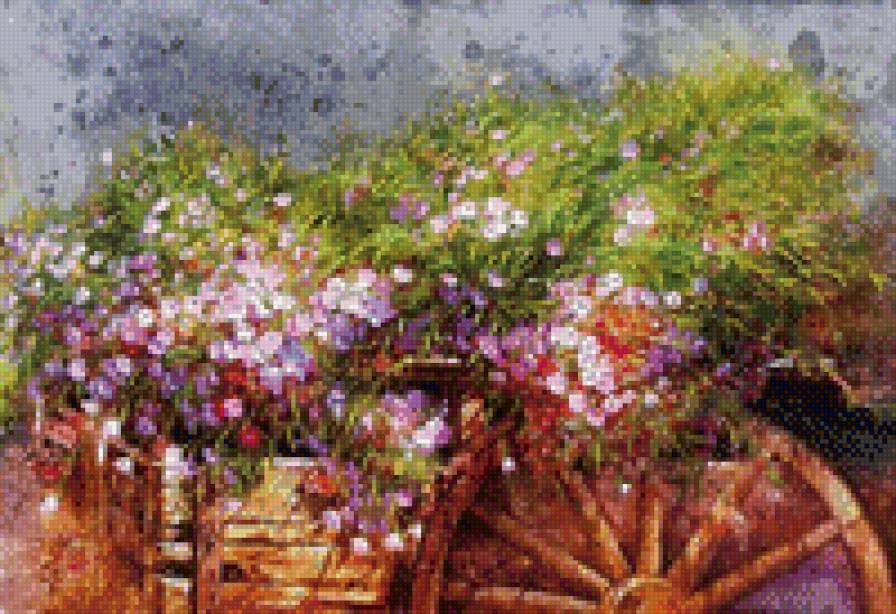 Чудесные букеты от Yi Seong-bu №1 - цветы, картина - предпросмотр