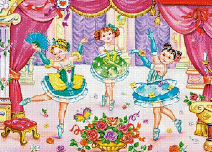 балеринки - детям, танцы, сказка, детское, дети, балет, балерина - предпросмотр