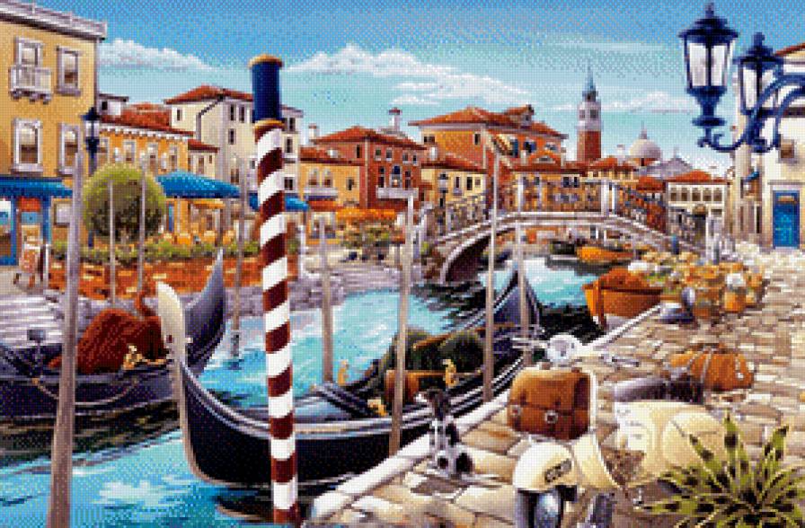 Ах,Венеция - город, италия, пейзаж, гондола, венеция - предпросмотр