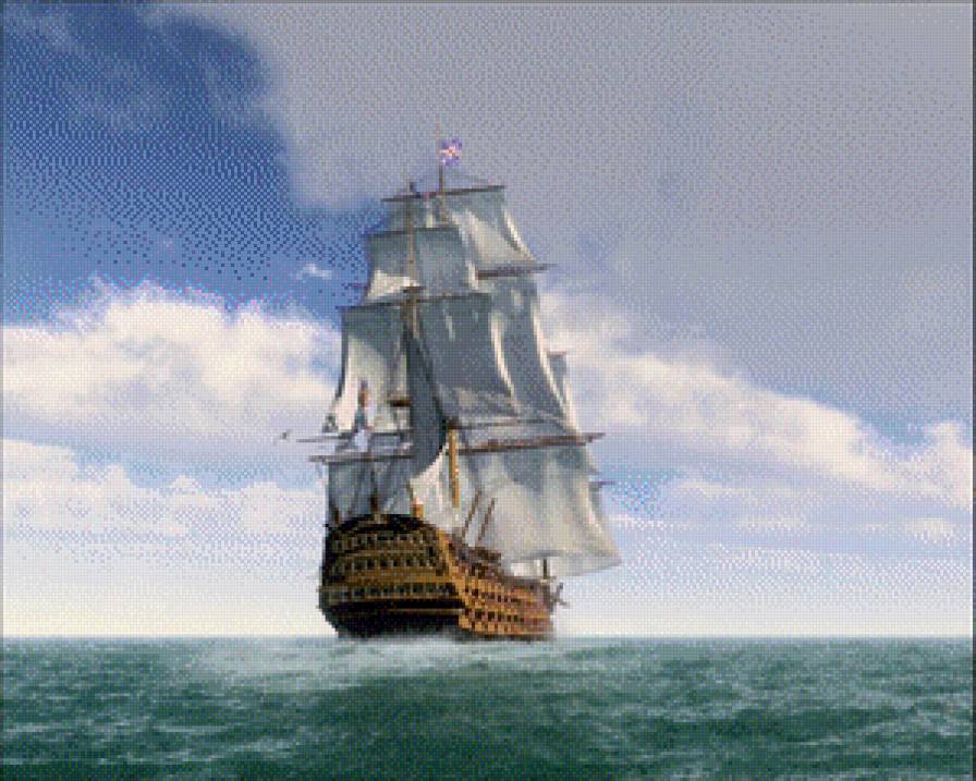 Флагманский корабль «Victory» - виктори, море, корабль - предпросмотр