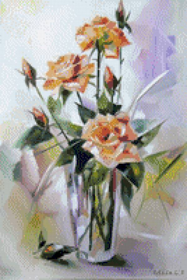 róże we flakonie - предпросмотр