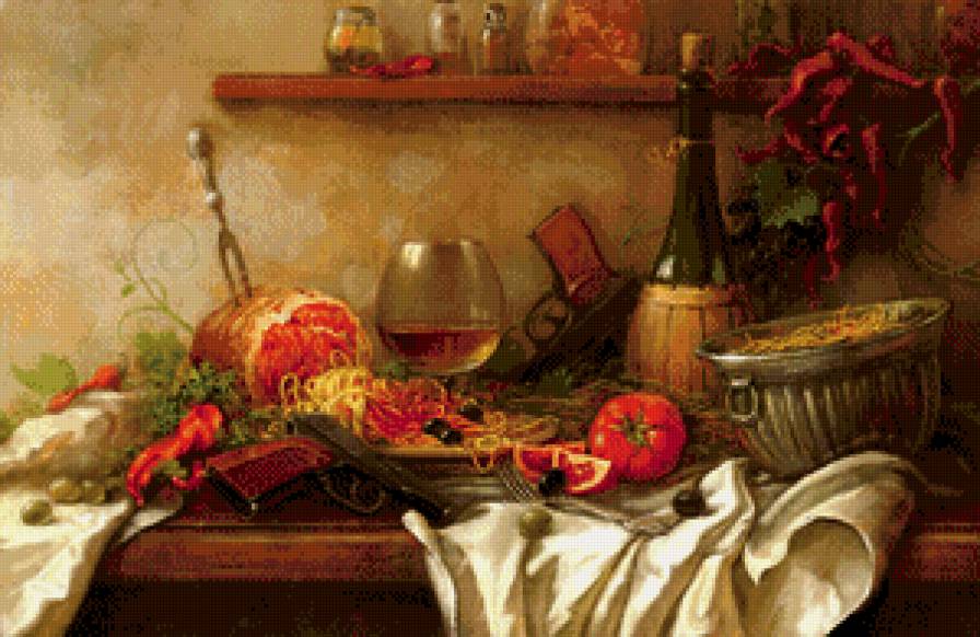 натюрморт с оружием - натюрморт - предпросмотр