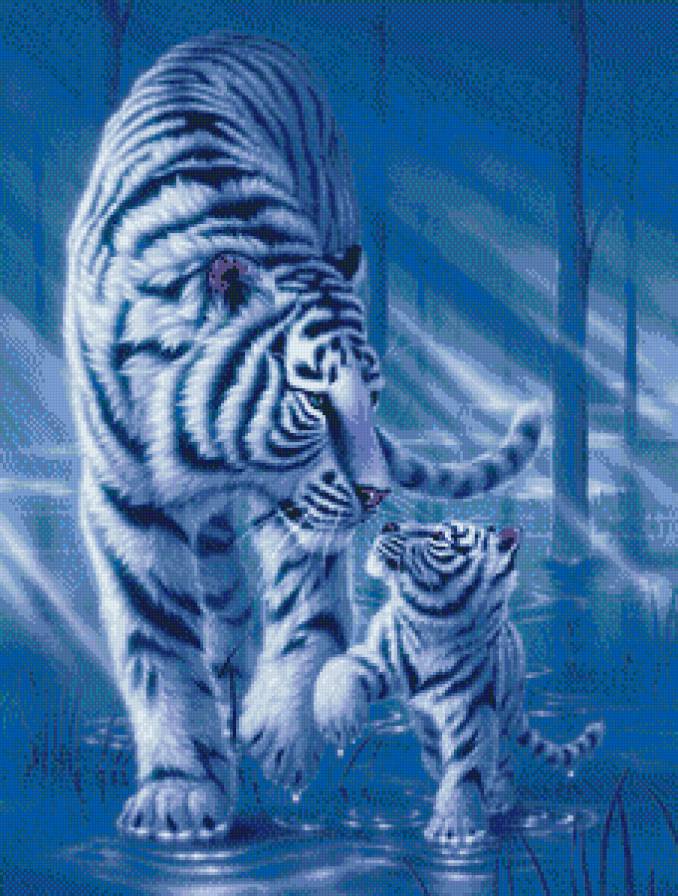 моя мама - животные, тигр - предпросмотр