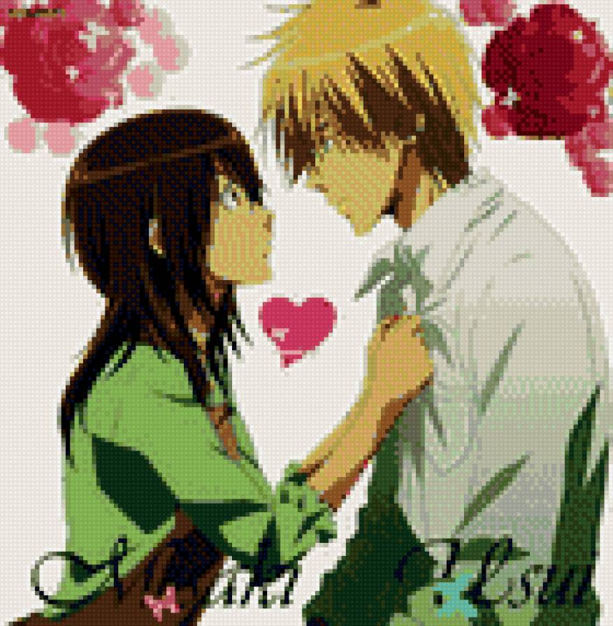 Аниме - аниме, пара, любовь - предпросмотр