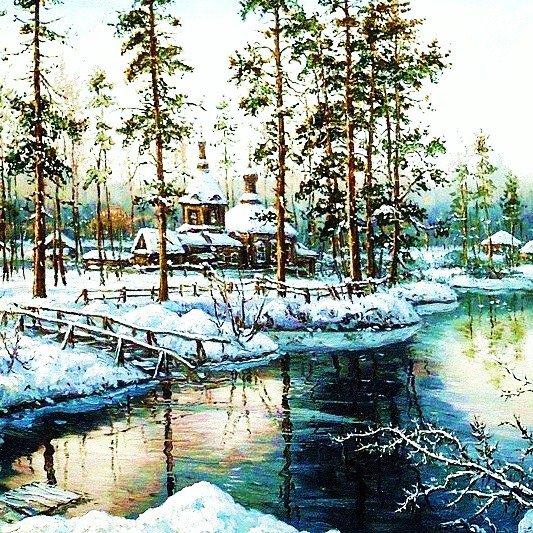 часовня в лесу - оригинал