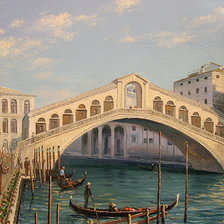 Оригинал схемы вышивки «венецианский мост» (№845991)
