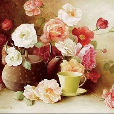 букет и чай