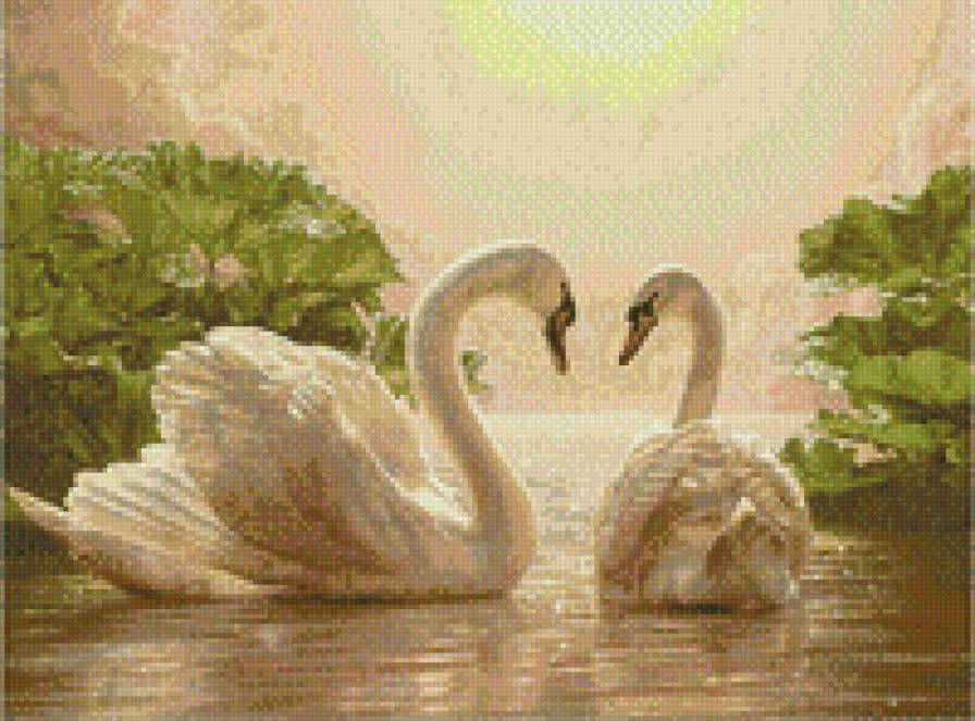 Лебёдушки - анималистика - предпросмотр