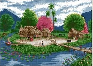 Домик с рвом - архитектура - оригинал