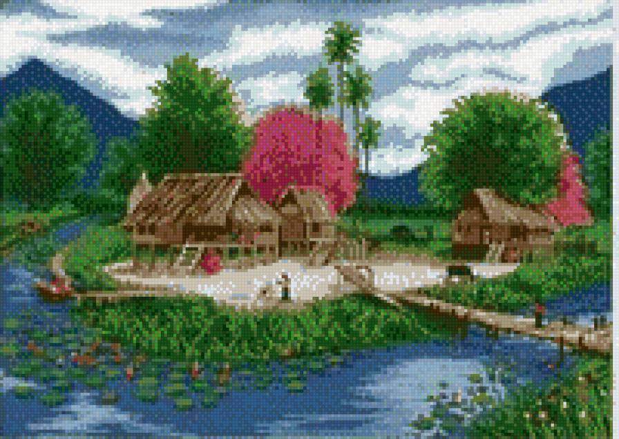 Домик с рвом - архитектура - предпросмотр