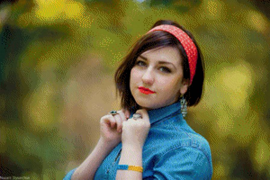 Малюнок4 - дівчина, красуня, портрет - предпросмотр