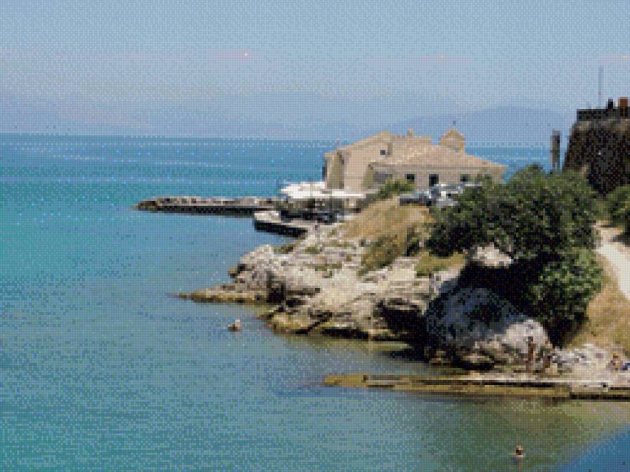 Корфу Греция - город, море - предпросмотр