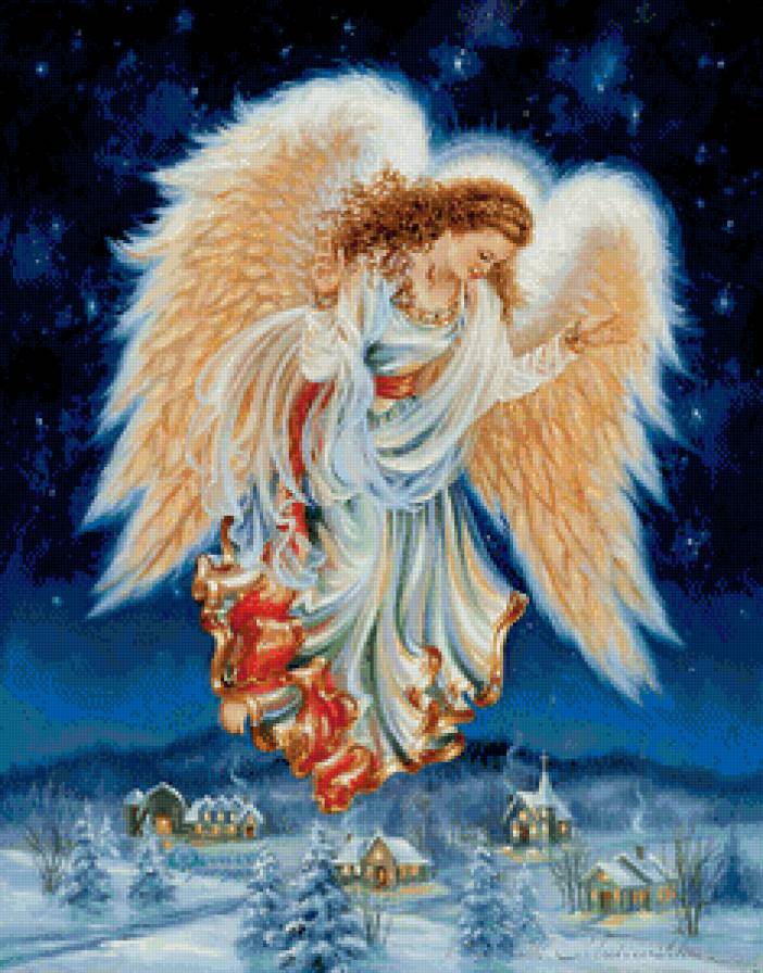 ангел хранитель - ангел, крылья, мир, ангел хранитель, девушка, небо - предпросмотр