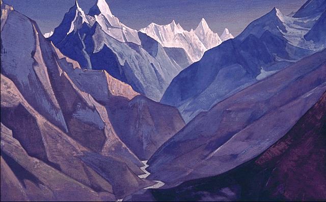 гораМ - горы, рерих - оригинал