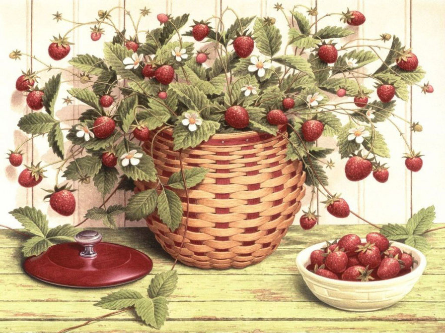 Клубніка - натюрморт, ягоди, фрукти - оригинал